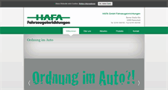 Desktop Screenshot of hafa-rs.de